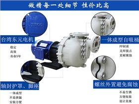 塑料耐腐蚀泵厂家产品结构图片