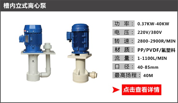 槽内立式离心泵