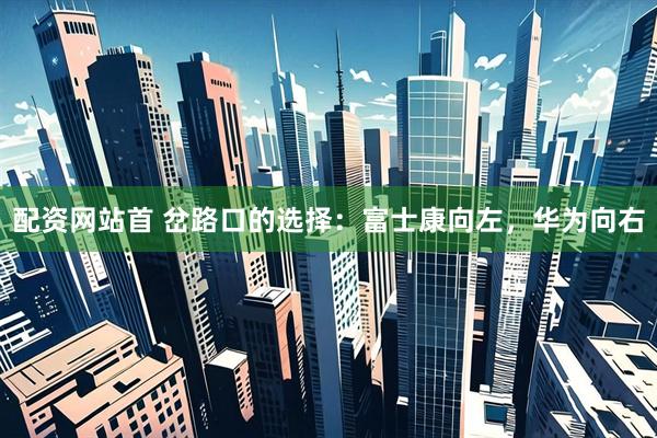 配资网站首 岔路口的选择：富士康向左，华为向右