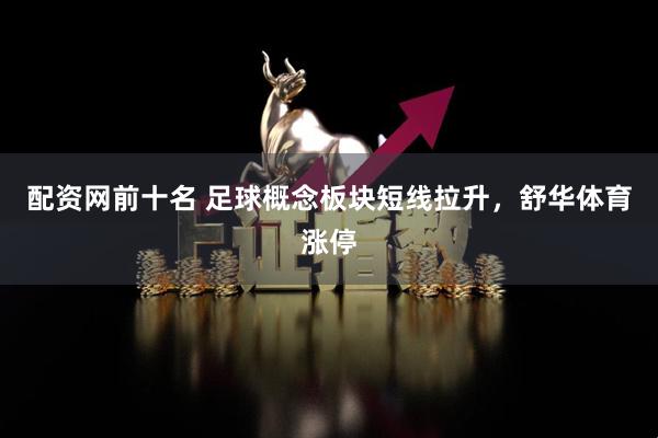 配资网前十名 足球概念板块短线拉升，舒华体育涨停