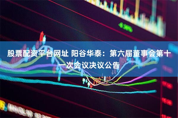 股票配资平台网址 阳谷华泰：第六届董事会第十一次会议决议公告